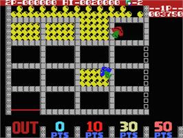 In game image of Lot Lot on the MSX.