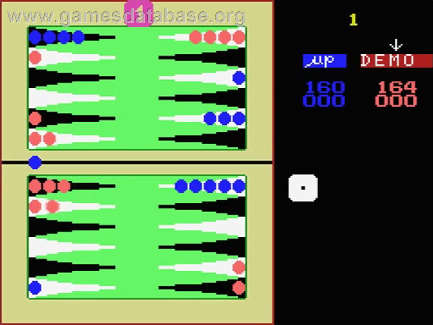 Backgammon - MSX - Artwork - In Game
