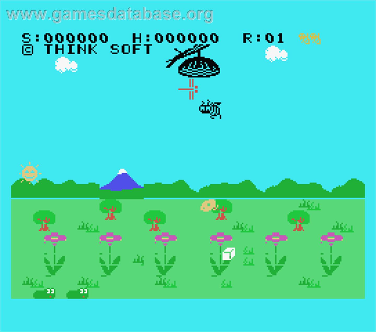 Bee And Flower - MSX - Artwork - In Game