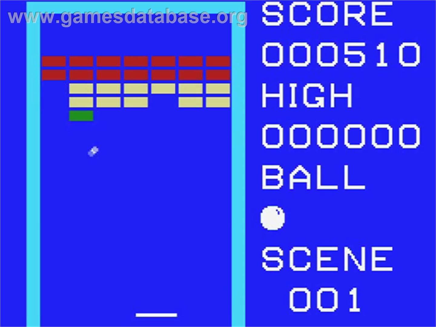 Break Out - MSX - Artwork - In Game