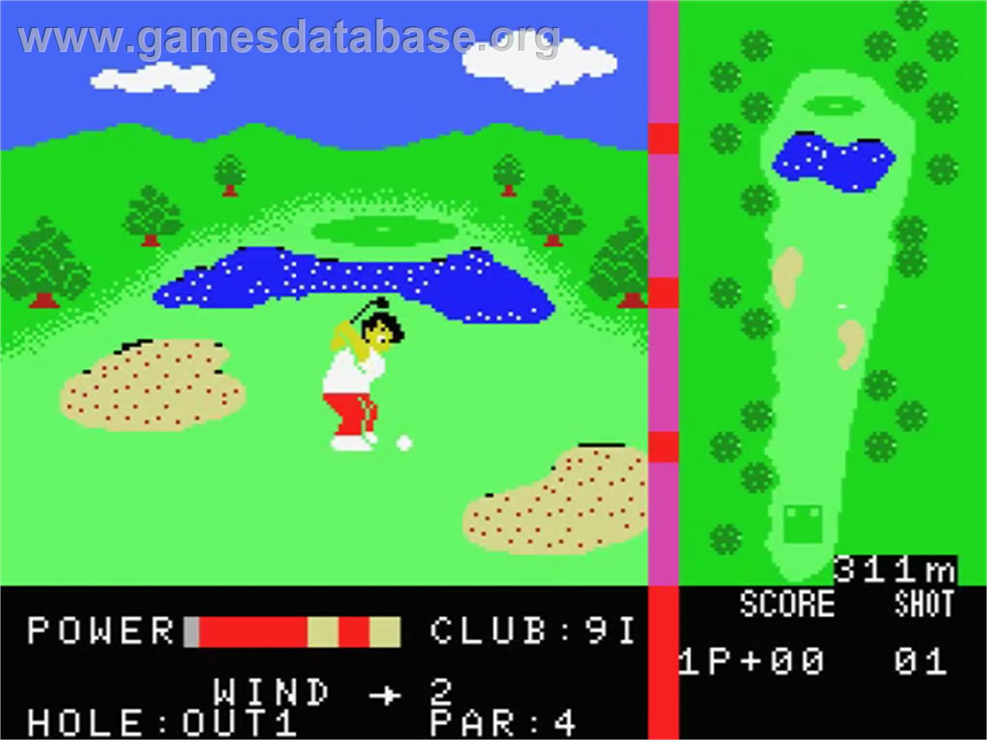 Casio Worldopen - MSX - Artwork - In Game
