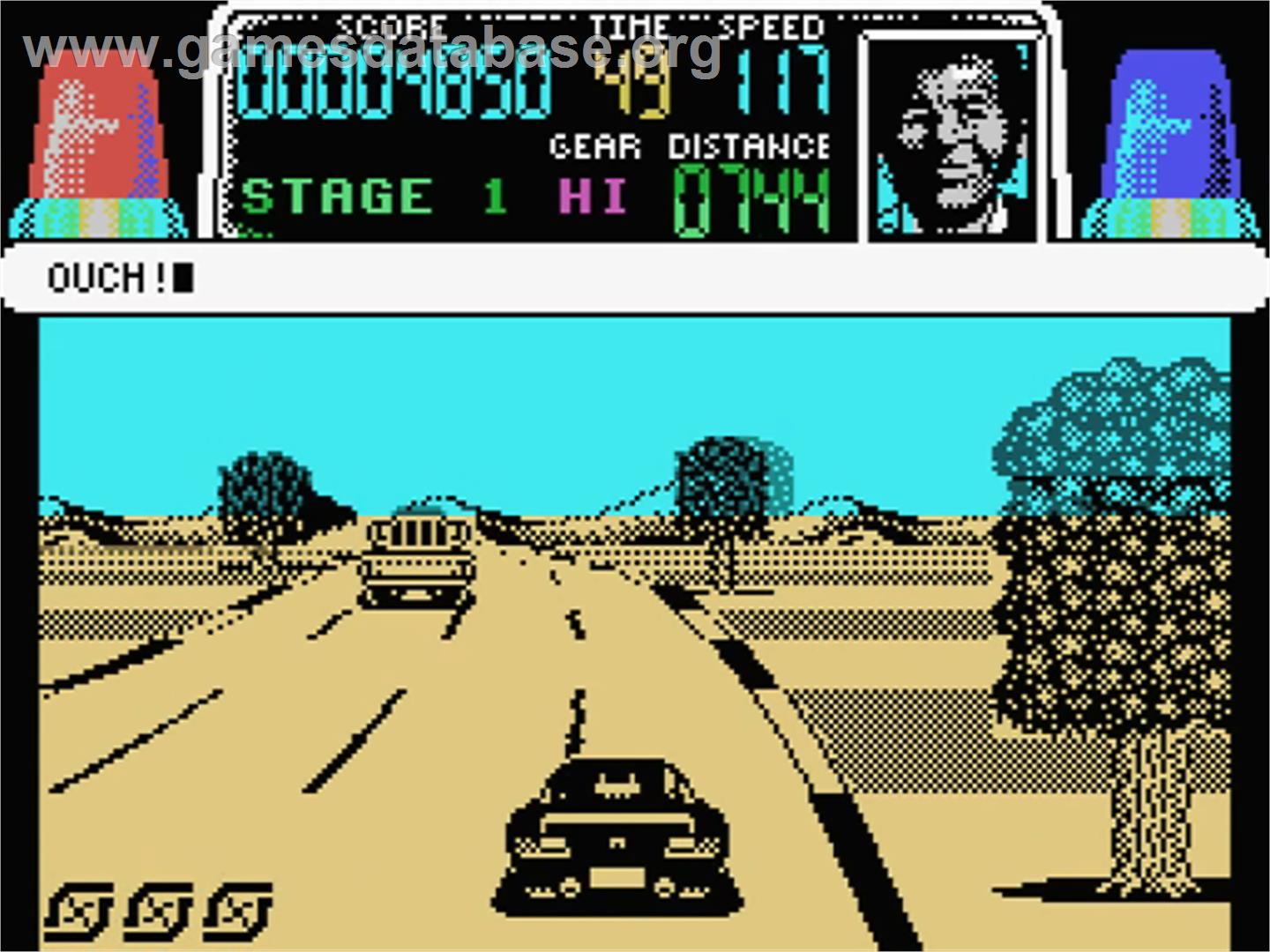 Chase H.q. - MSX - Artwork - In Game