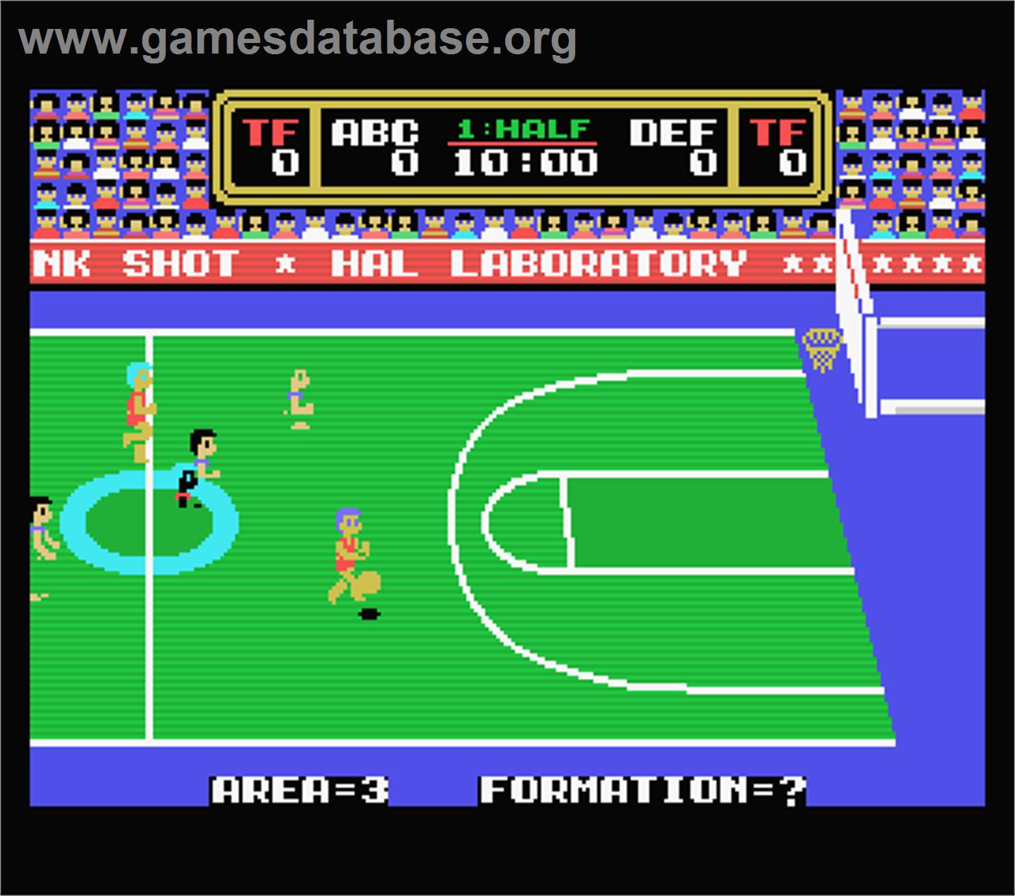 Dunk Shot - MSX - Artwork - In Game