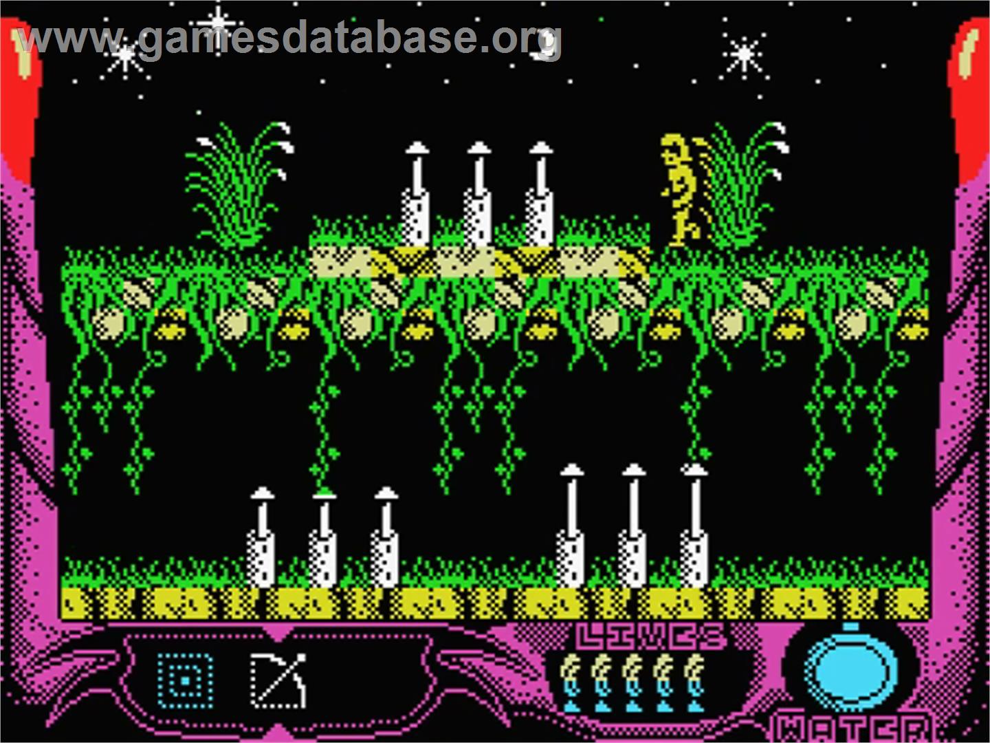 Espada Sagrada, La - MSX - Artwork - In Game