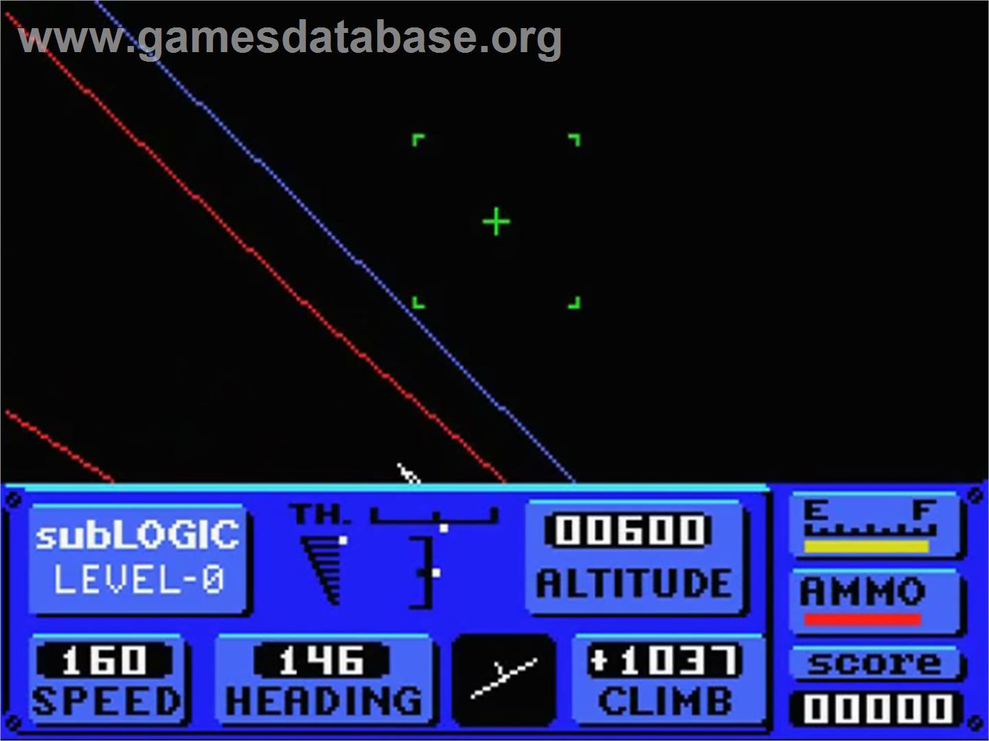 Flight Simulator - MSX - Artwork - In Game