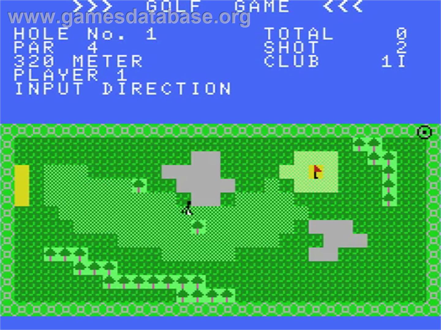 Golf Game - MSX - Artwork - In Game