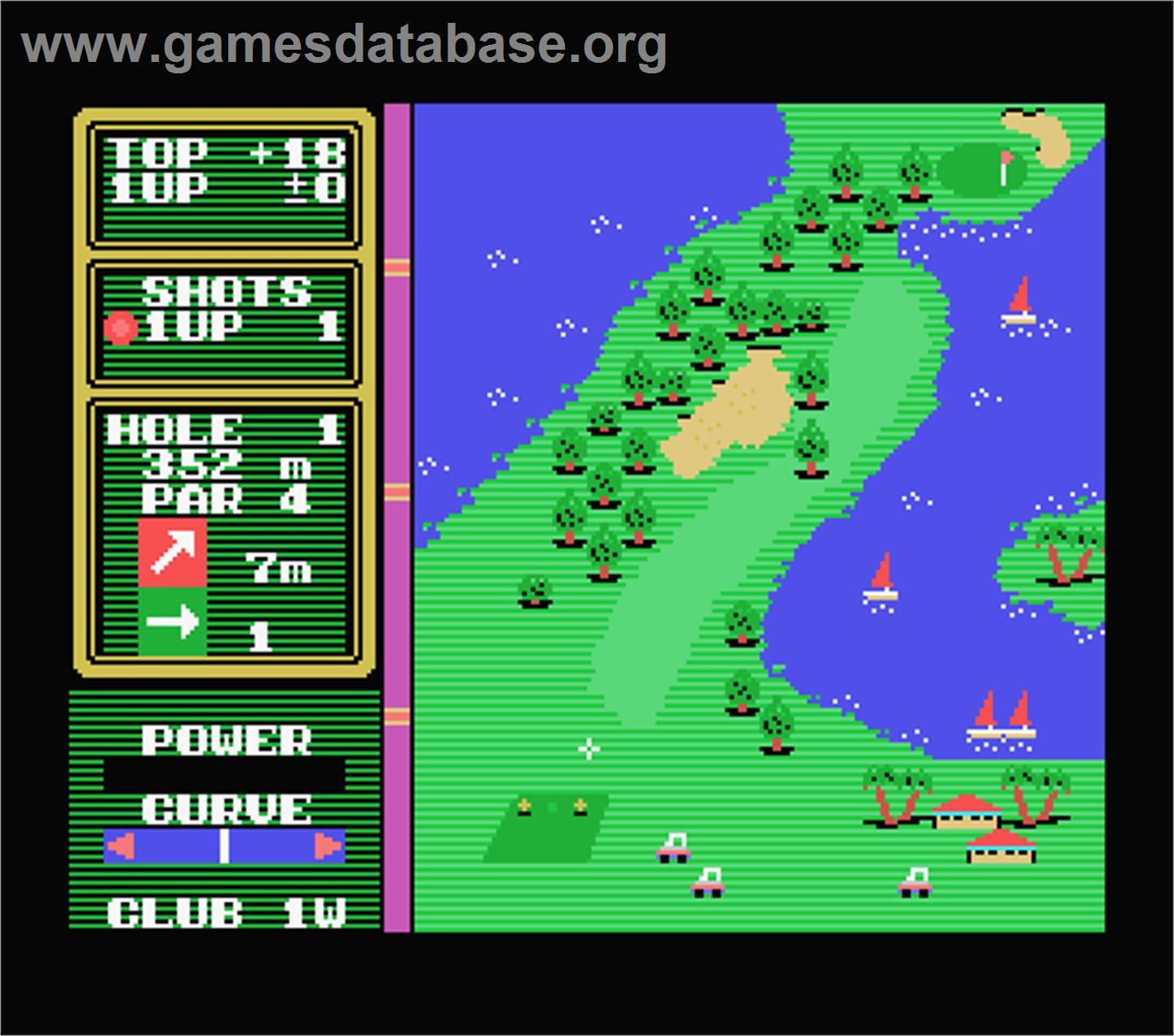 Hole in One Professional - MSX - Artwork - In Game