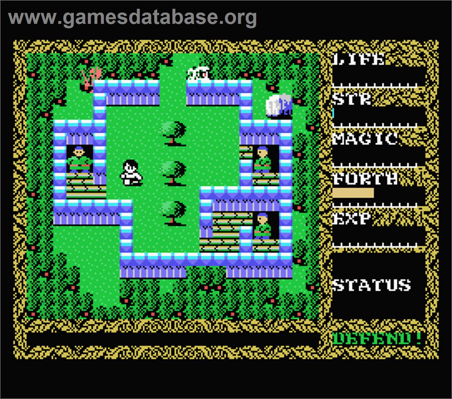 Hydlide 2 - Shine Of Darkness - MSX - Artwork - In Game
