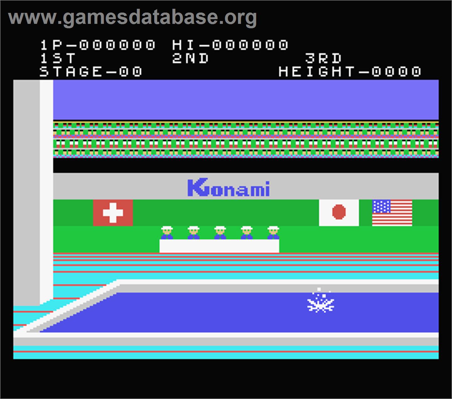 Hyper Sports 1 - MSX - Artwork - In Game