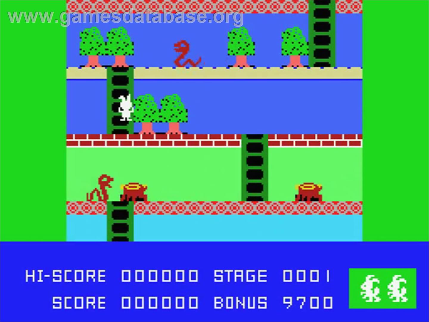 Jumping Rabbit - MSX - Artwork - In Game