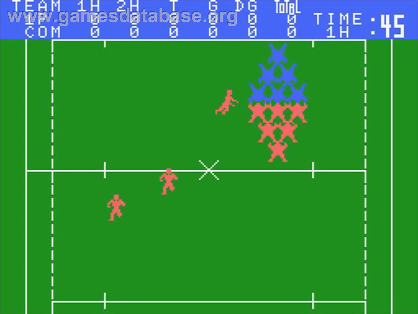 MSX Rugby - MSX - Artwork - In Game