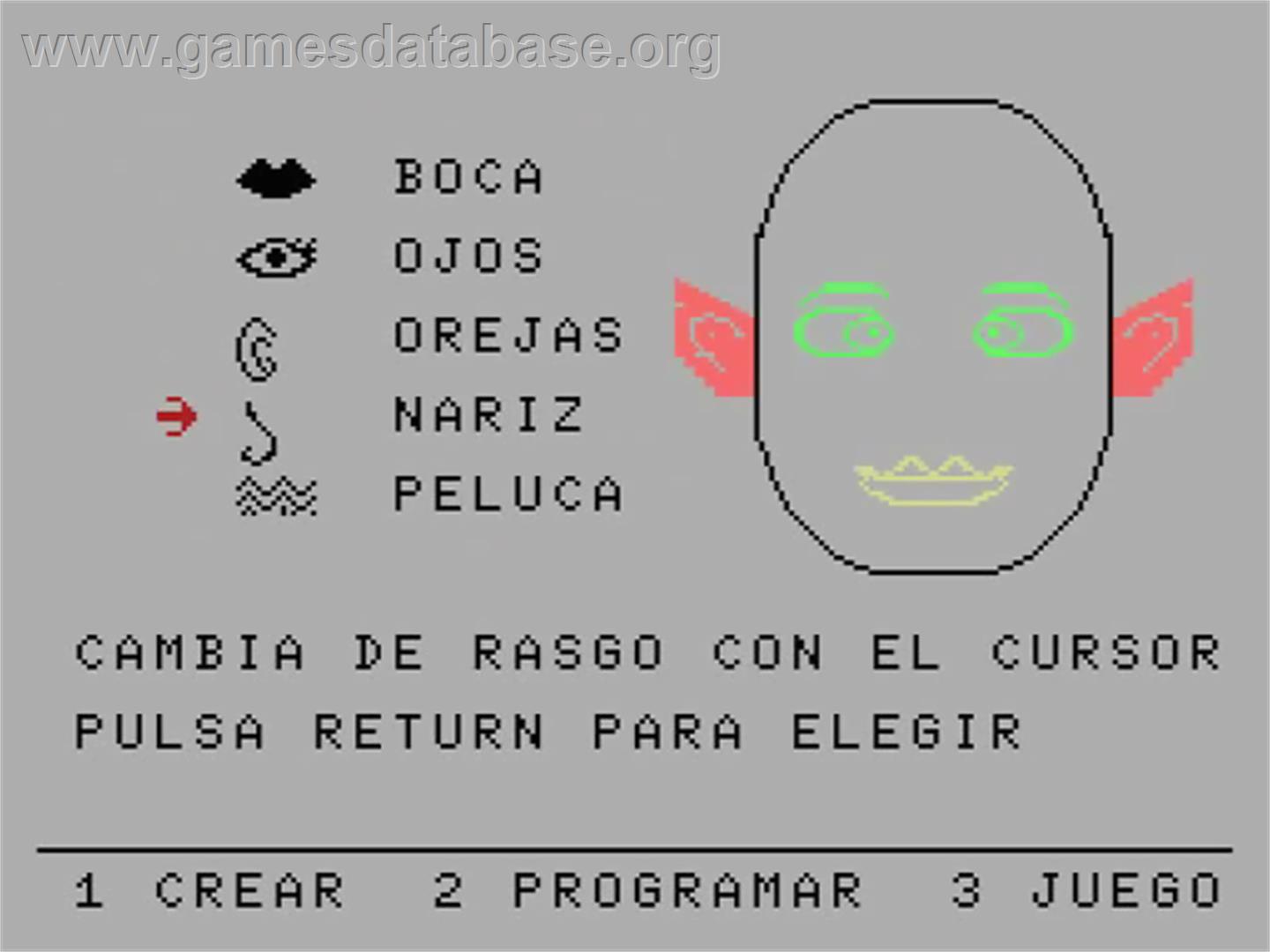 Mil Caras - MSX - Artwork - In Game