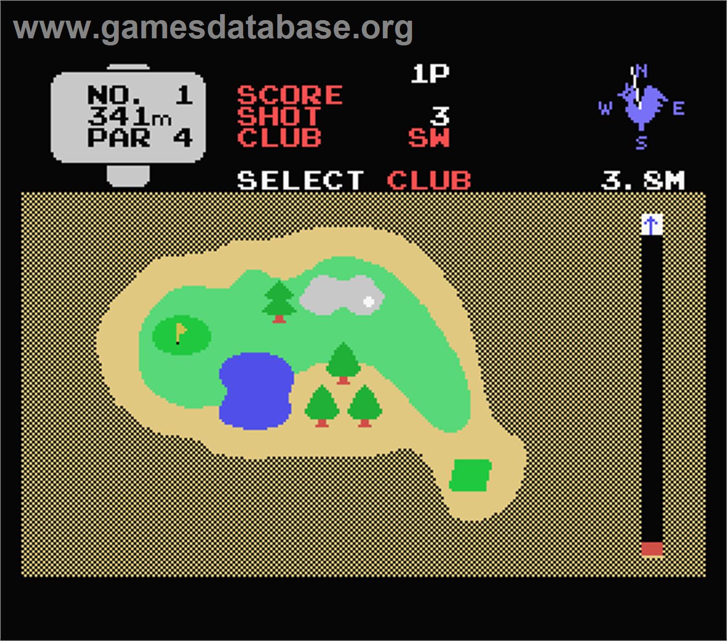 Mini Golf - MSX - Artwork - In Game