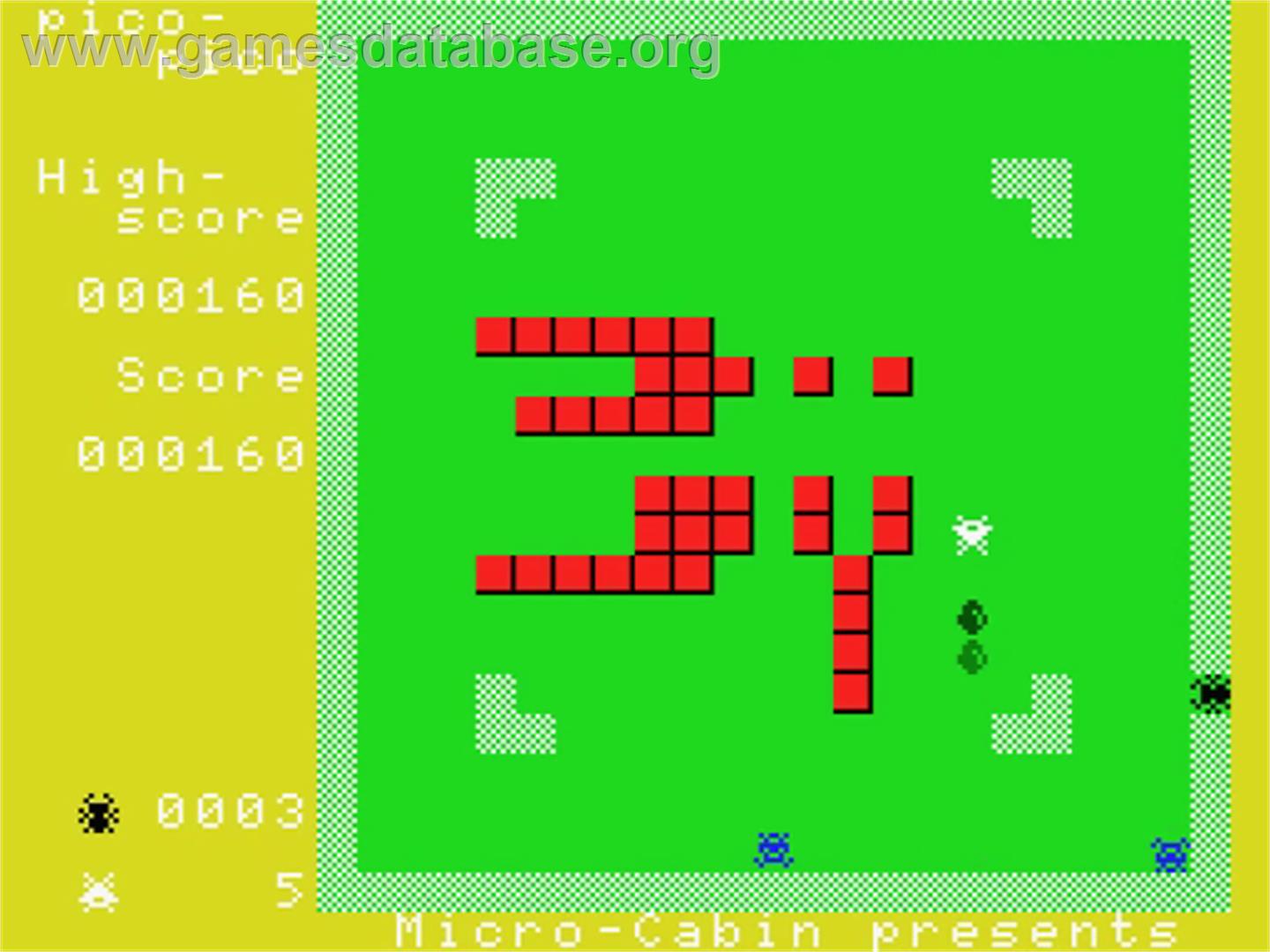 Pico Pico - MSX - Artwork - In Game