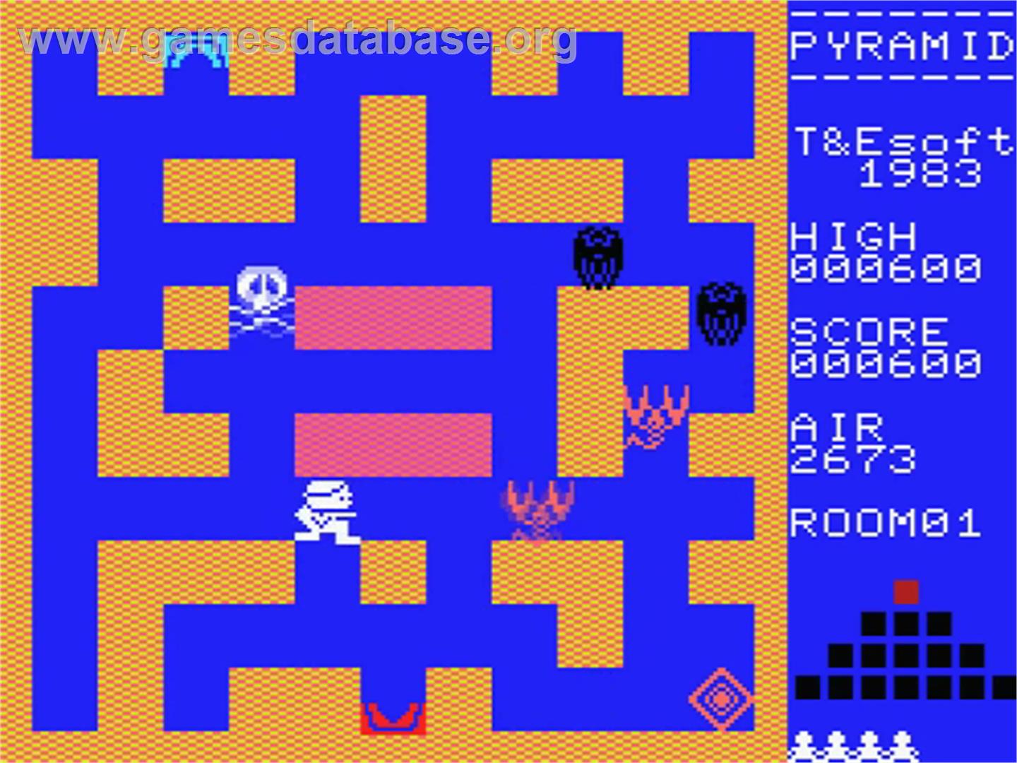 Pyramid Warp - MSX - Artwork - In Game