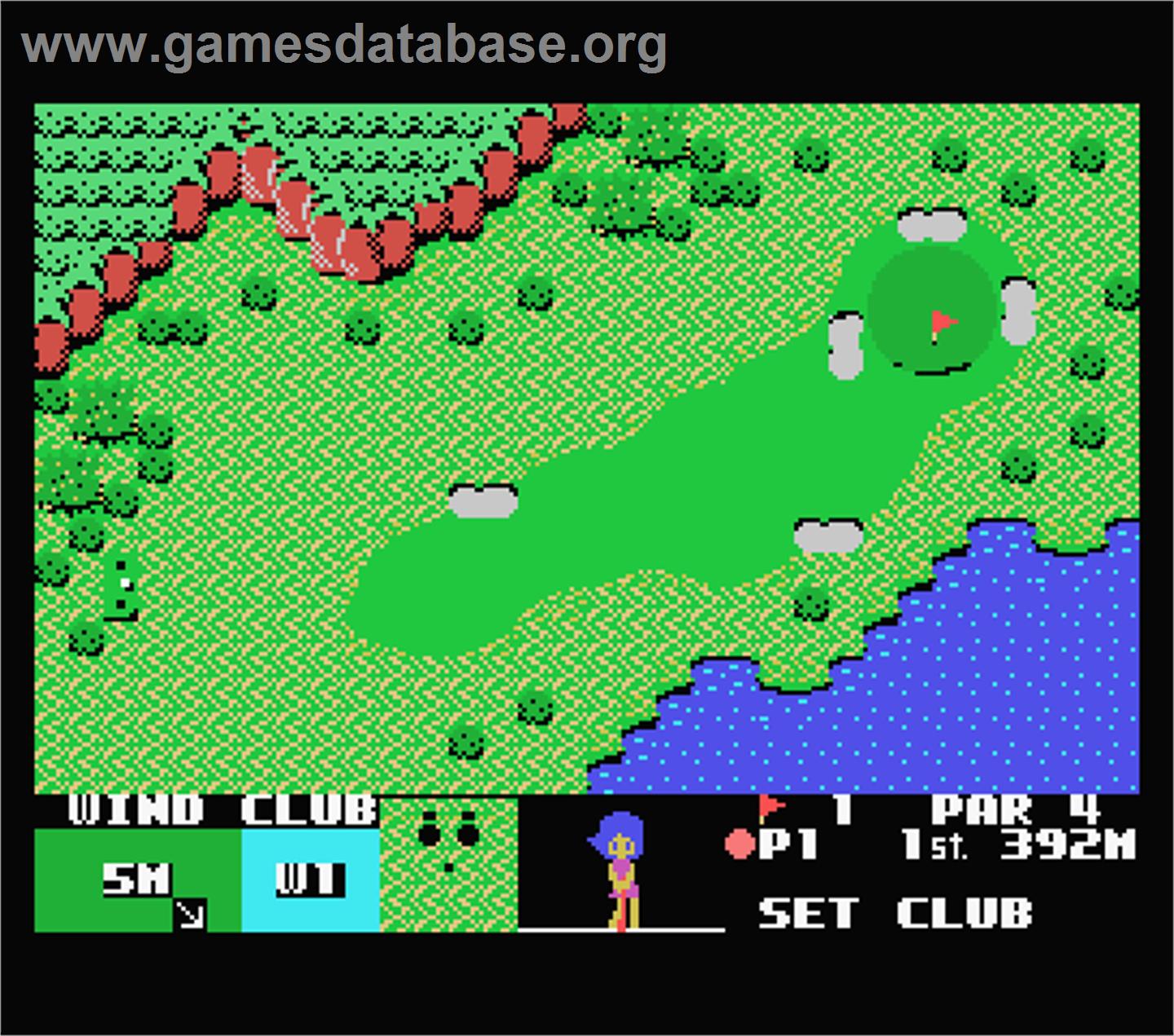 Queen's Golf - MSX - Artwork - In Game