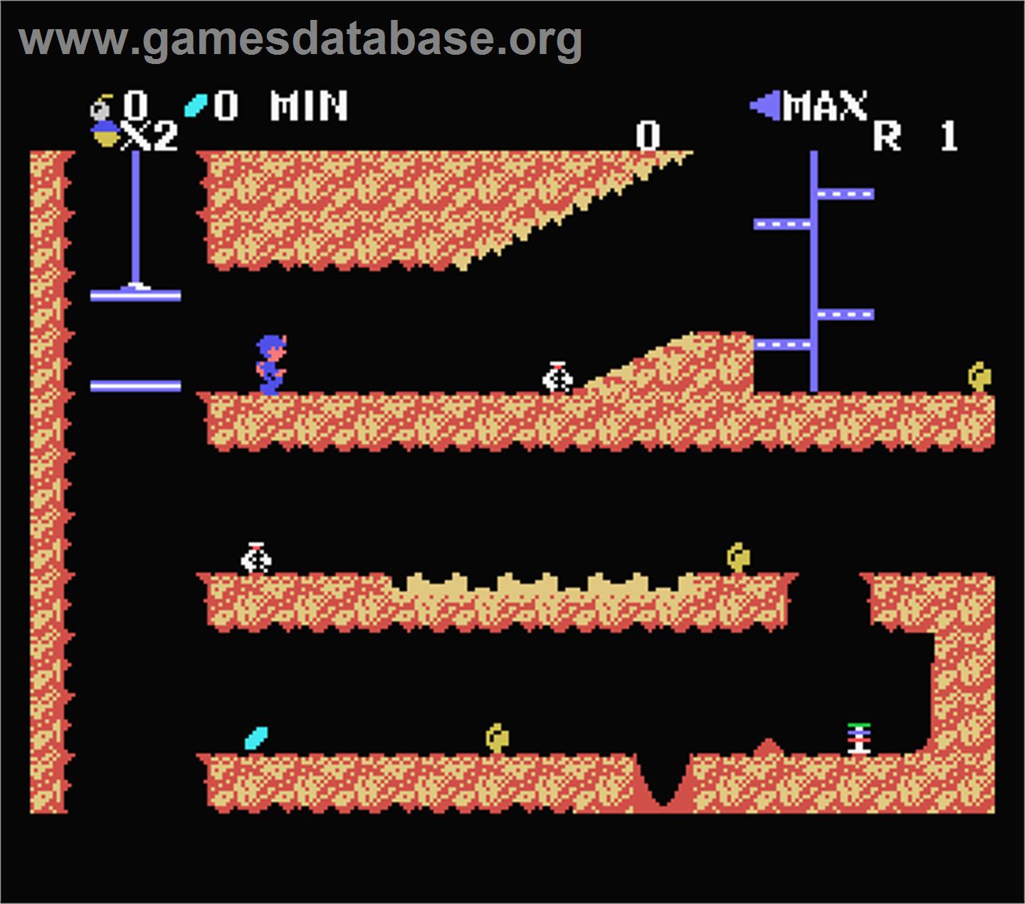 Spelunker - MSX - Artwork - In Game