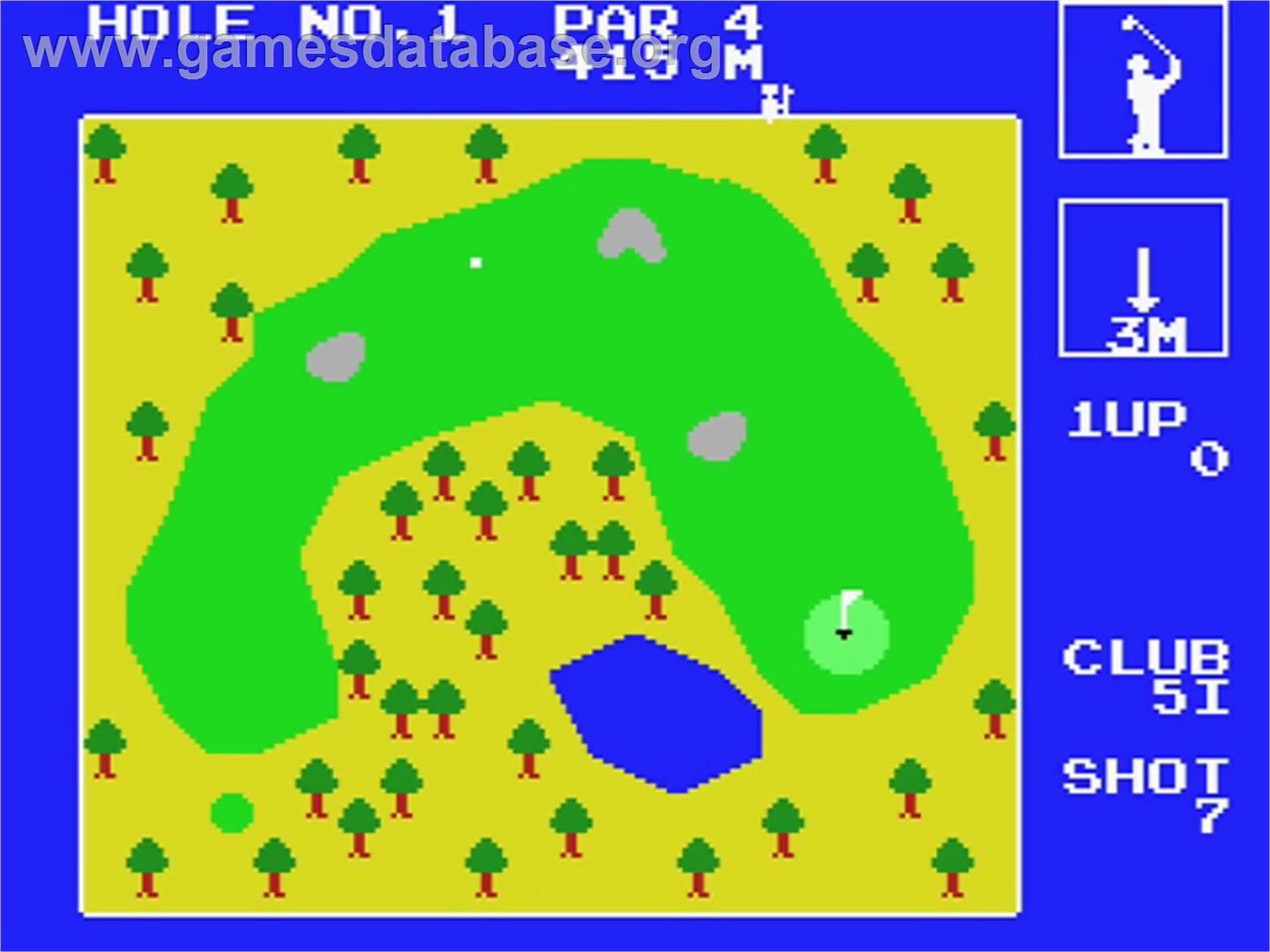 Super Golf - MSX - Artwork - In Game