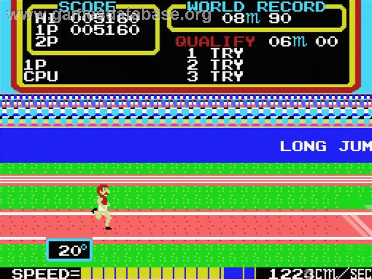 Track & Field - MSX - Artwork - In Game