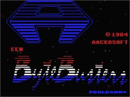 Title screen of Bytebusters on the MSX.