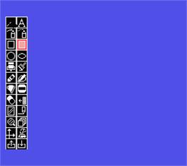Title screen of Cheese on the MSX.