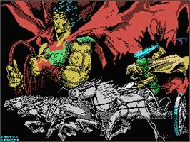 Title screen of Coliseum on the MSX.