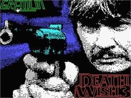 Title screen of Death Wish 3 on the MSX.