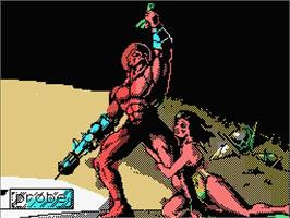 Title screen of Disc Warrior on the MSX.
