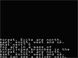 Title screen of Emerald Isle on the MSX.