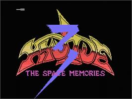 Title screen of Hydlide 3 - The Space Memories on the MSX.