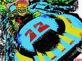 Title screen of Ice Breaker on the MSX.