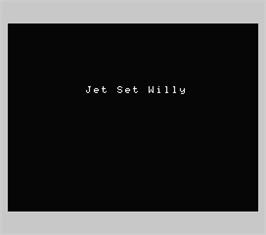Title screen of Jet Set Willy on the MSX.