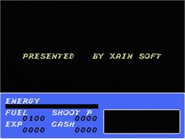 Title screen of Mirai - Future on the MSX.