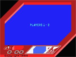 Title screen of Rock'n Bolt on the MSX.