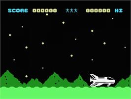 Title screen of Space Walk on the MSX.