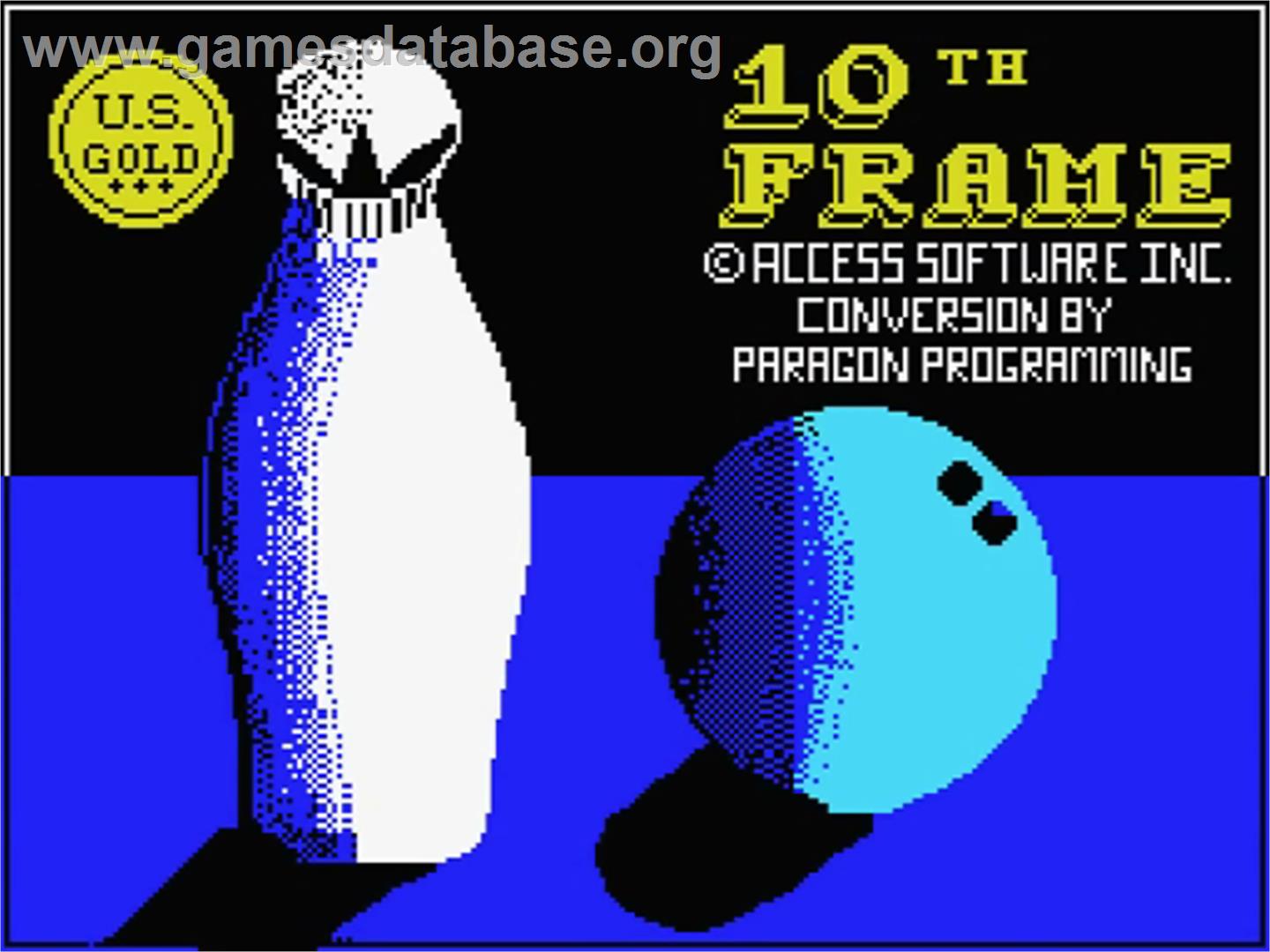 10th Frame - MSX - Artwork - Title Screen