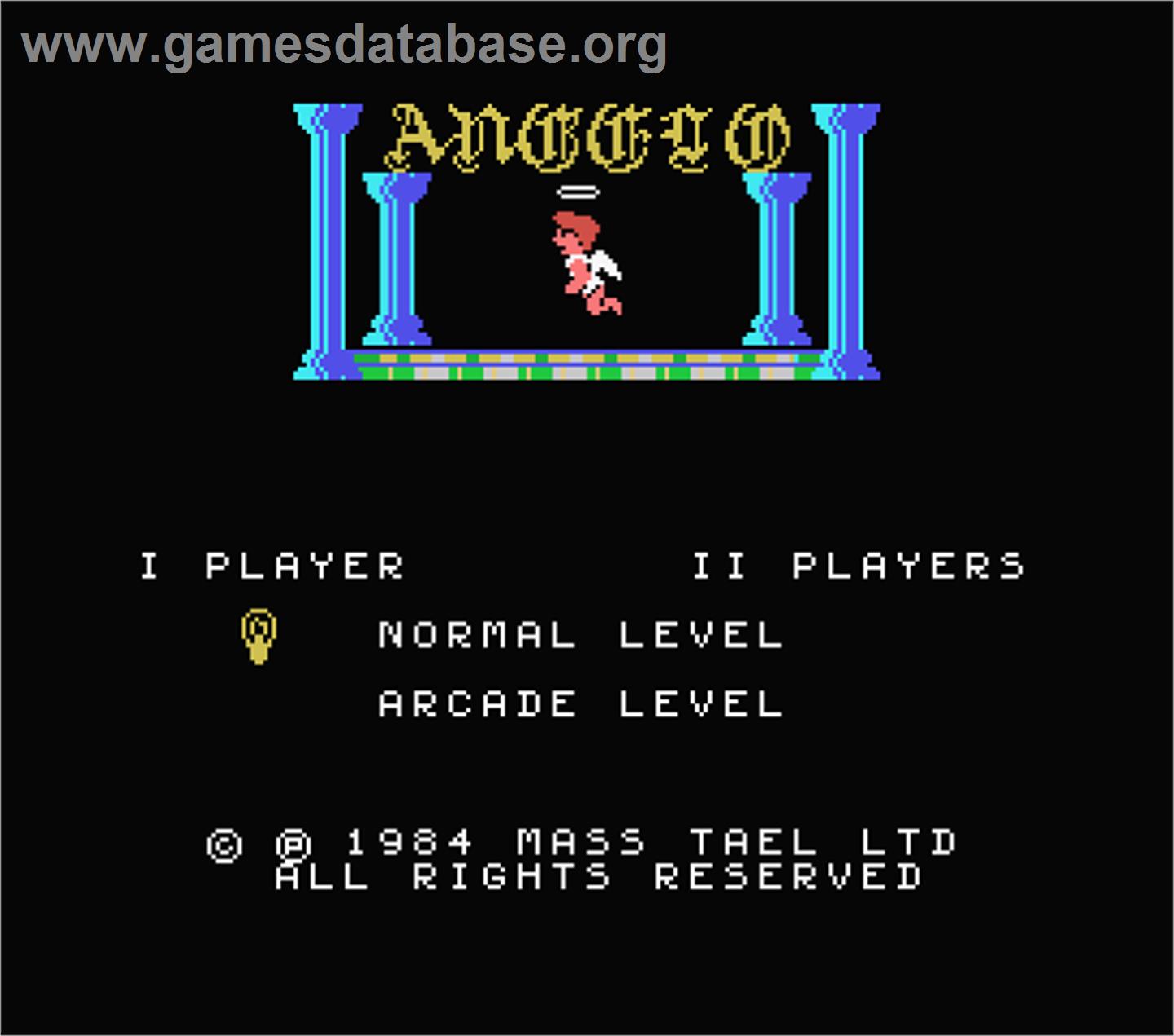 Angelo - MSX - Artwork - Title Screen