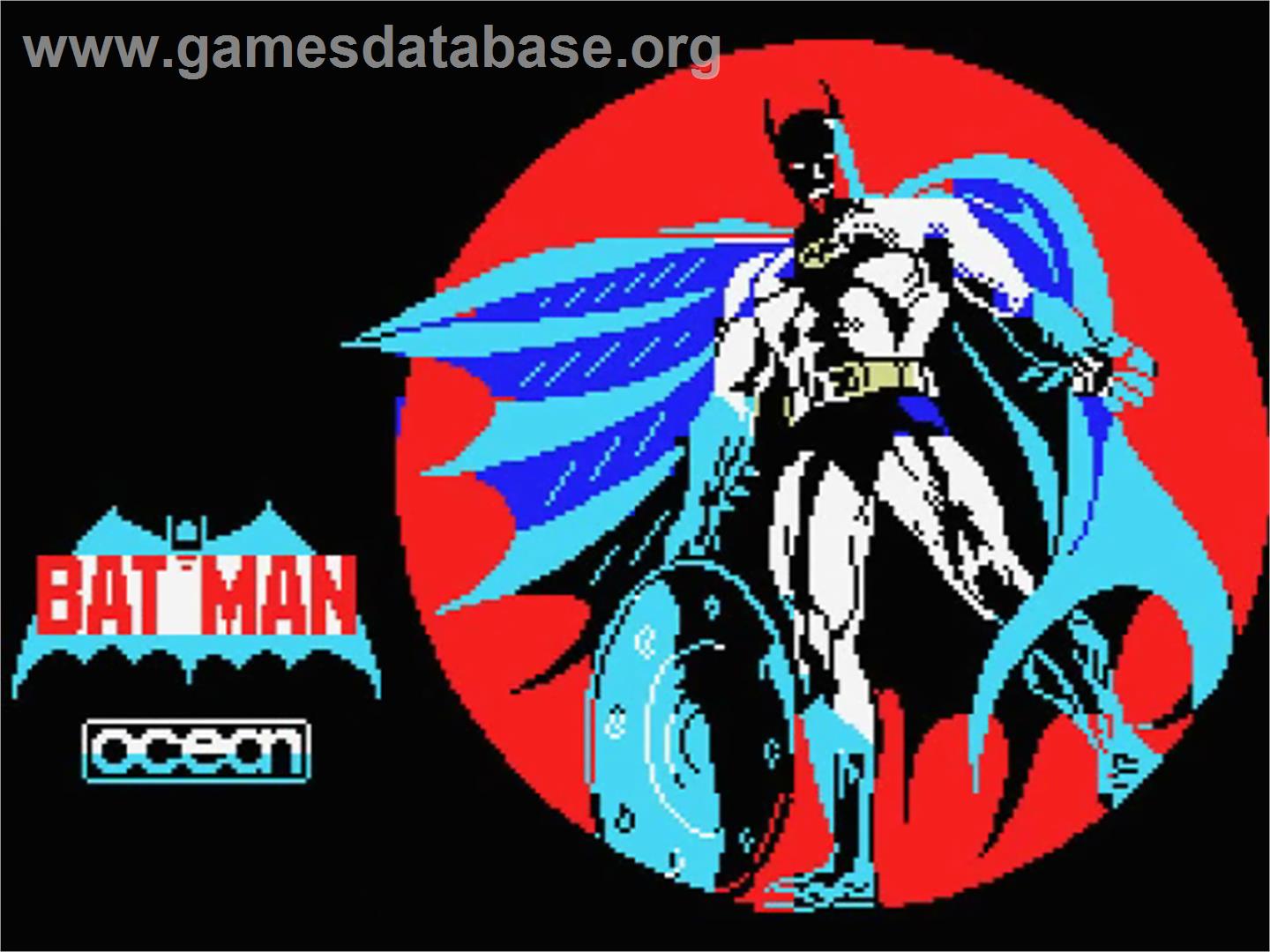 Batman - MSX - Artwork - Title Screen