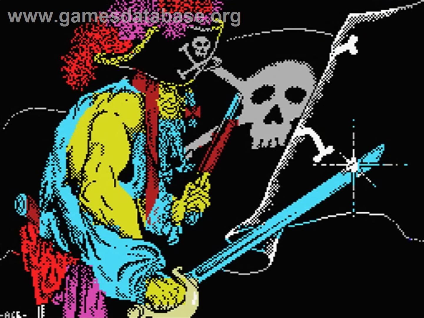 Blackbeard - MSX - Artwork - Title Screen