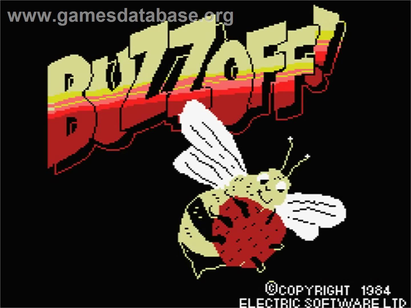 Buzz Off! - MSX - Artwork - Title Screen