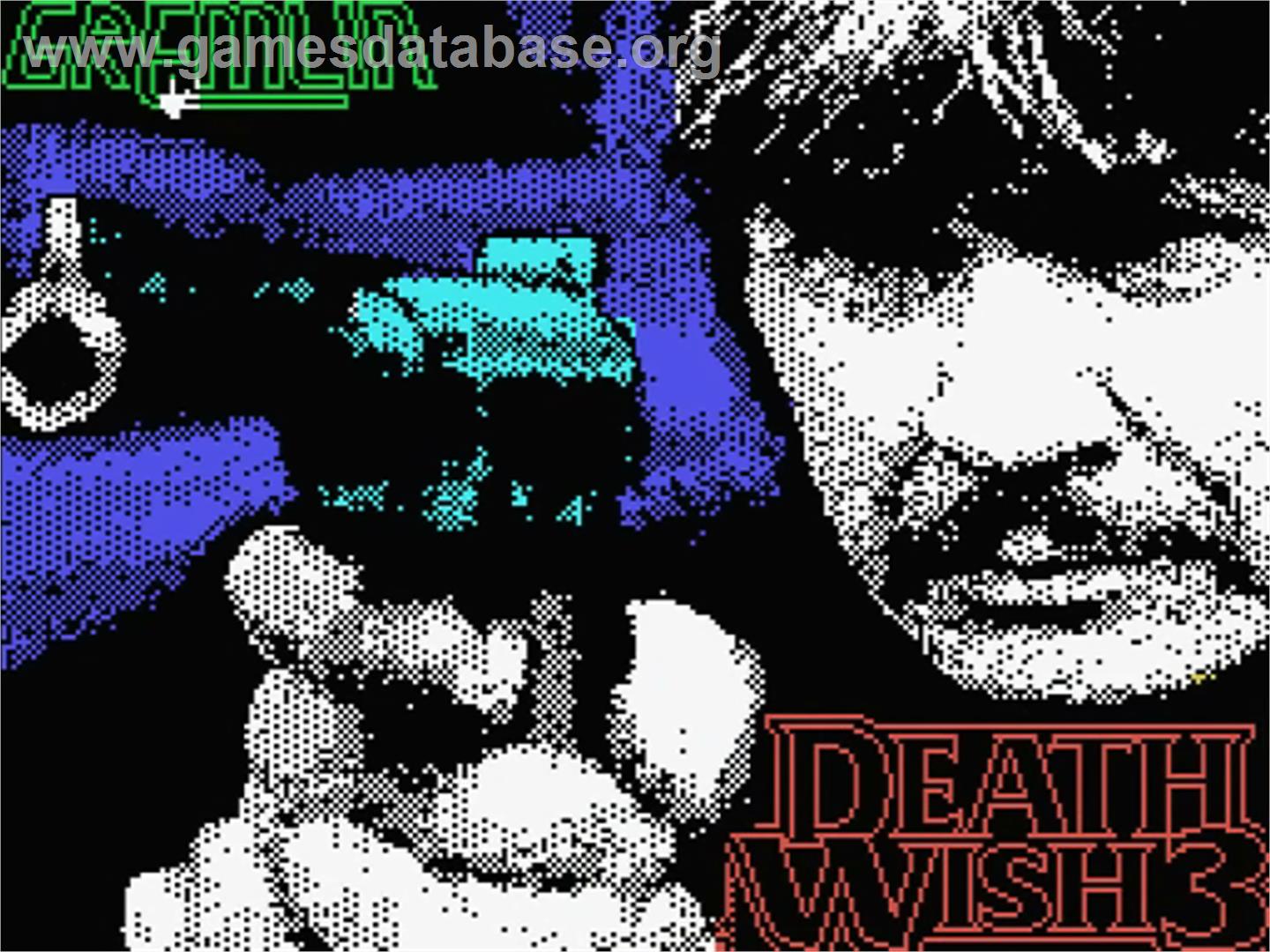 Death Wish 3 - MSX - Artwork - Title Screen