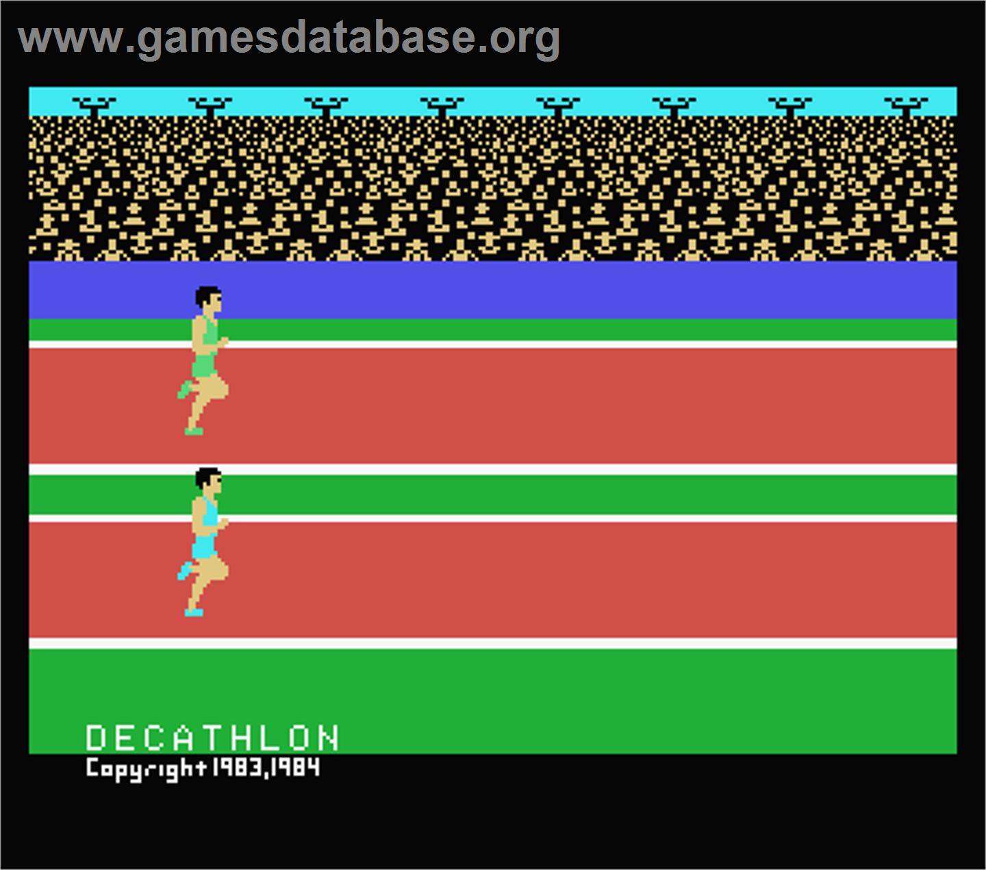Decathlon - MSX - Artwork - Title Screen