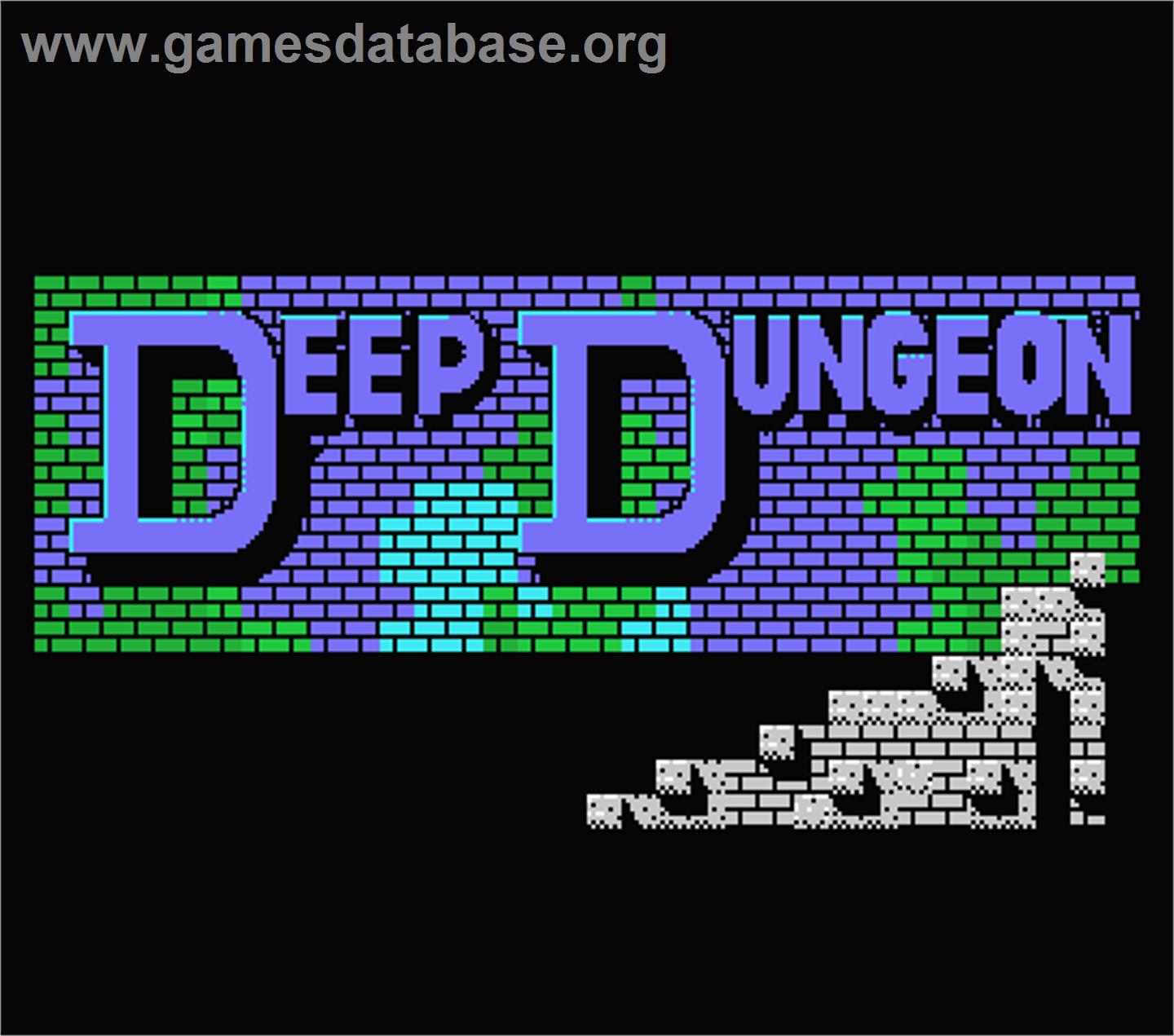 Deep Dungeon - MSX - Artwork - Title Screen