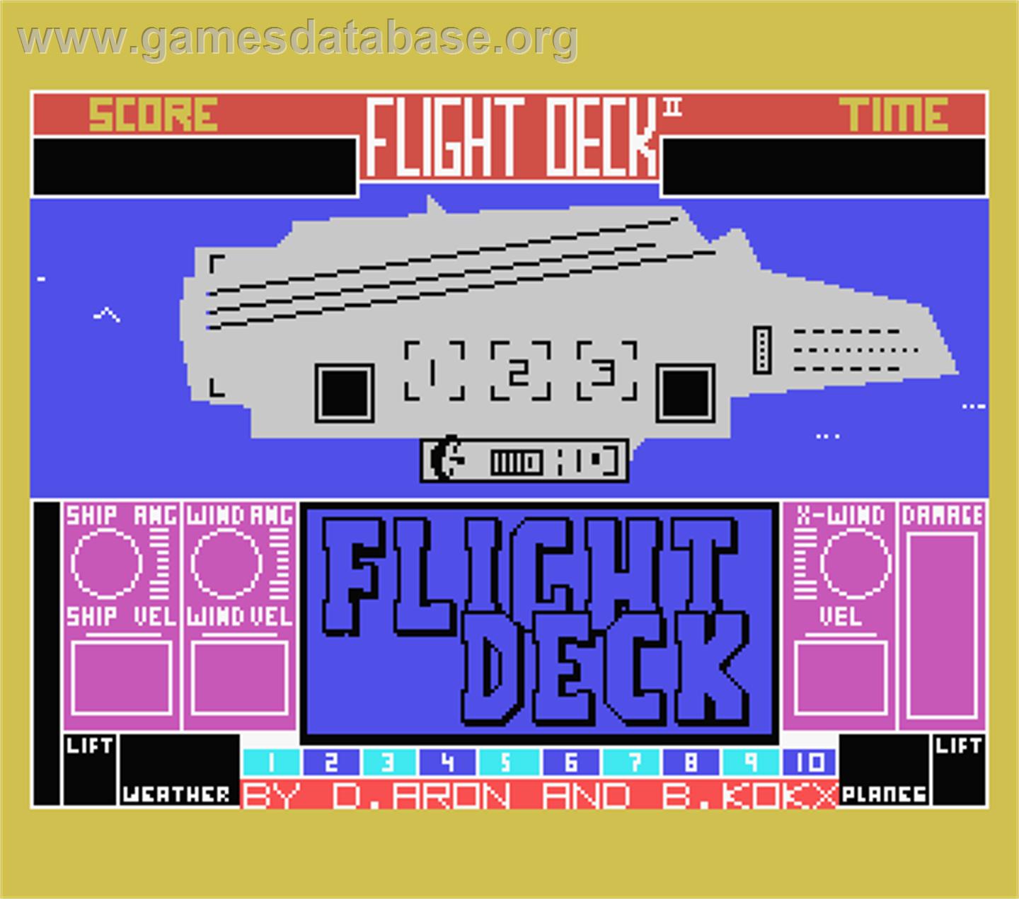 Flight Deck - MSX - Artwork - Title Screen