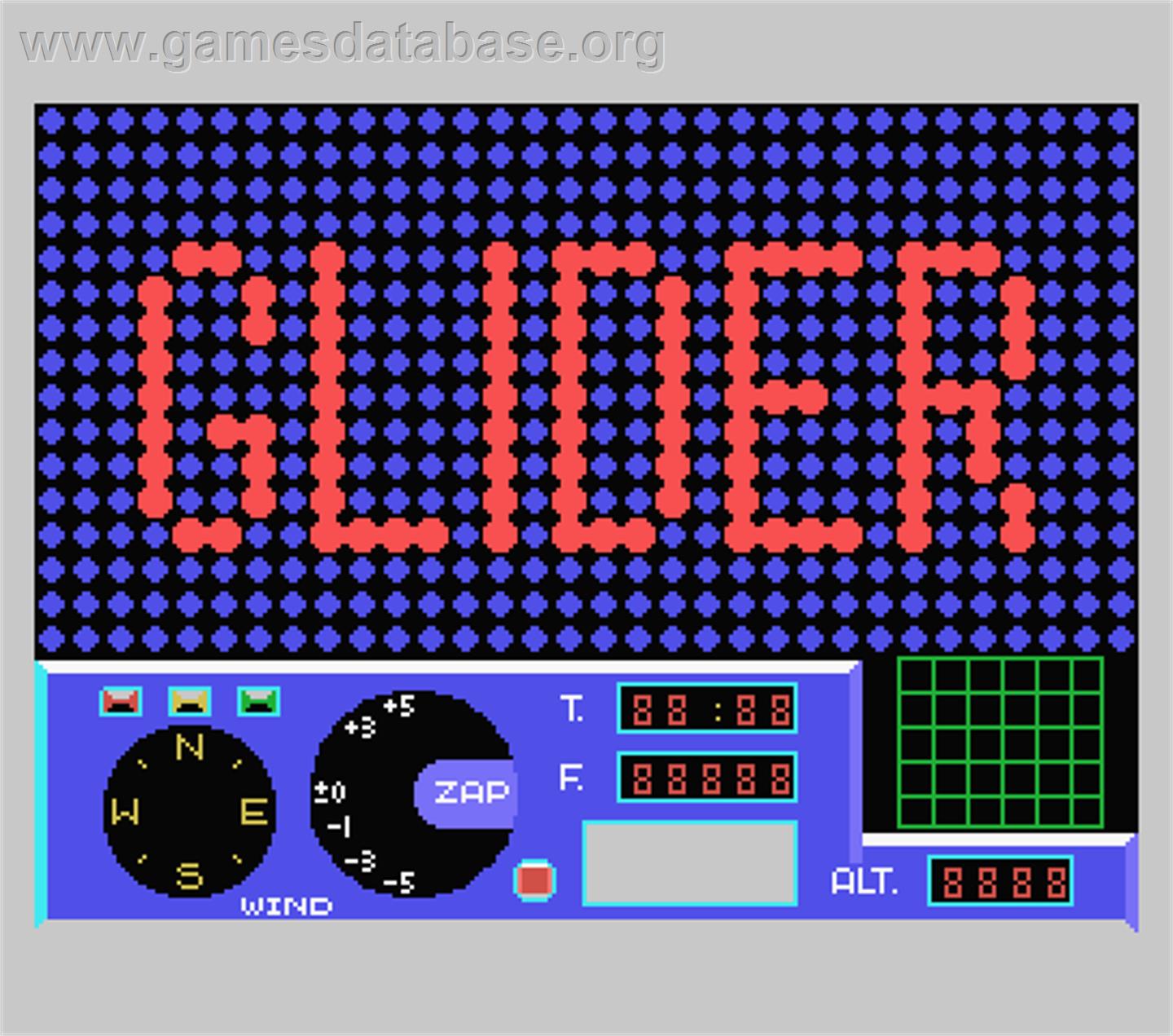 Glider - MSX - Artwork - Title Screen