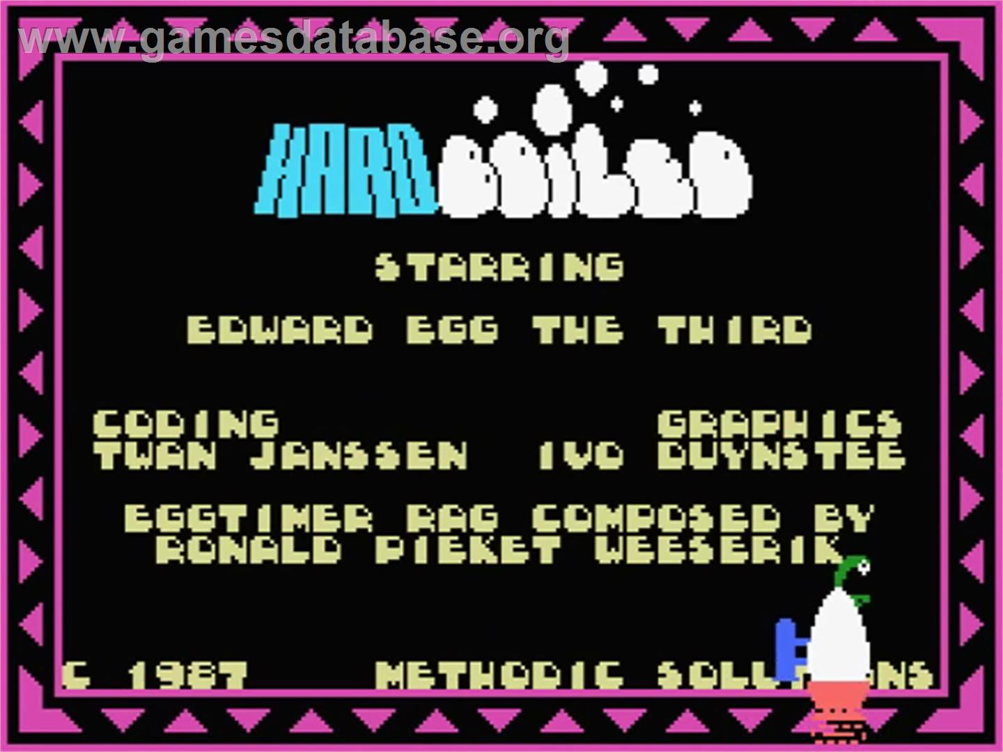 Hard Boiled - MSX - Artwork - Title Screen