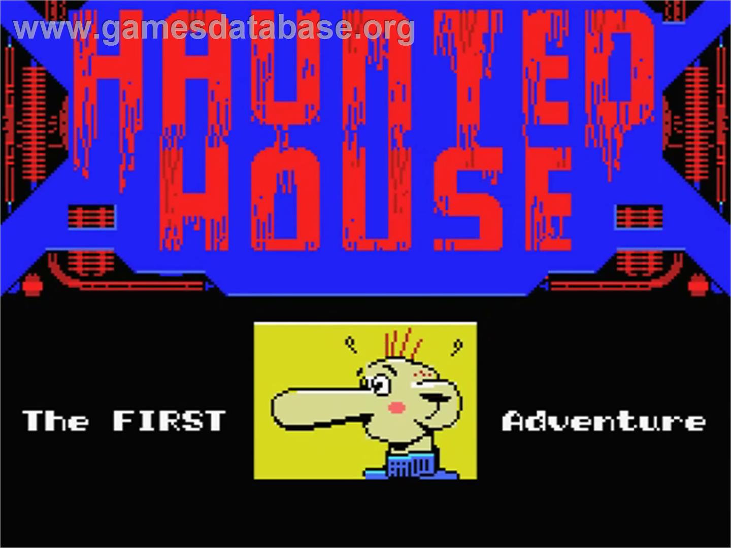 Haunted House - MSX - Artwork - Title Screen
