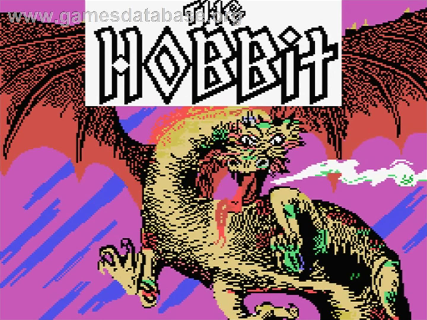 Hobbit, The - MSX - Artwork - Title Screen