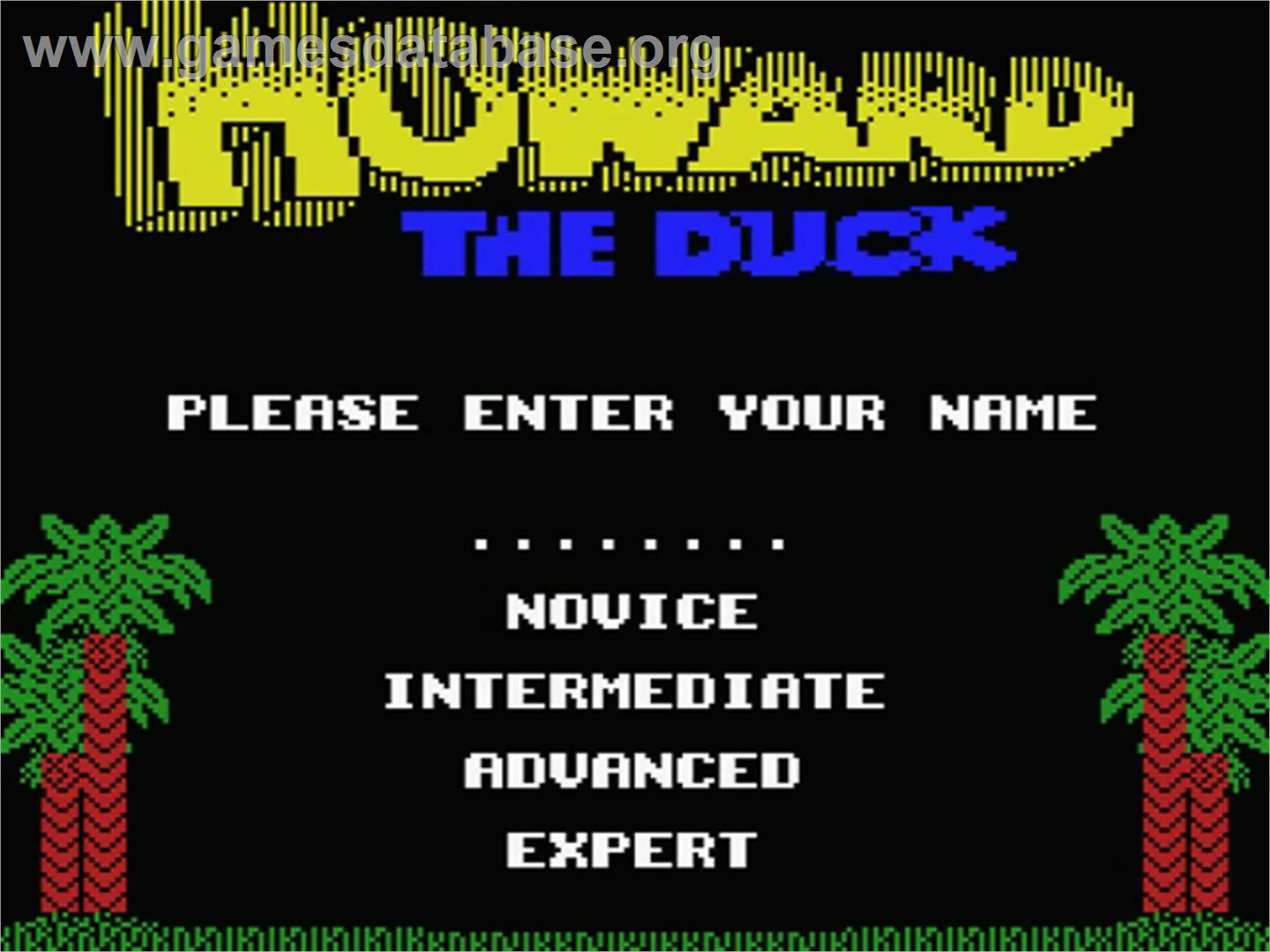Howard the Duck - MSX - Artwork - Title Screen
