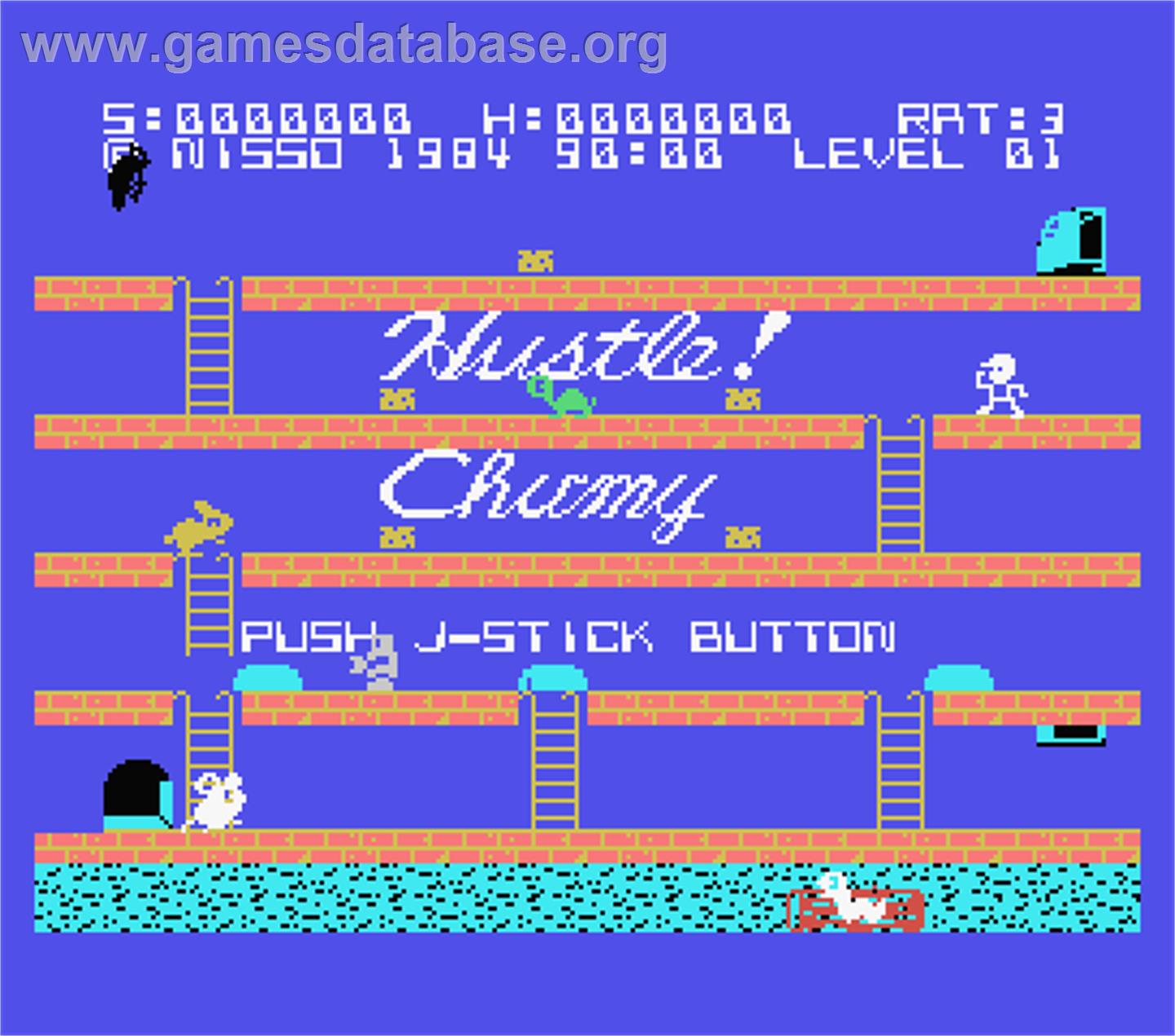 Hustle - MSX - Artwork - Title Screen
